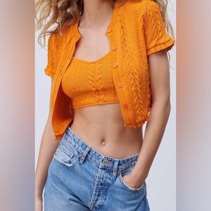 Zara Cable Knit Cardigan